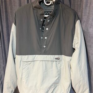 Chubbies - Gray and Cream Windbreaker Jacket